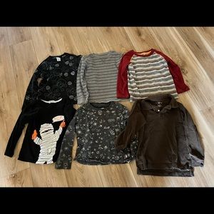 Lot of boys long sleeved shirts 5T